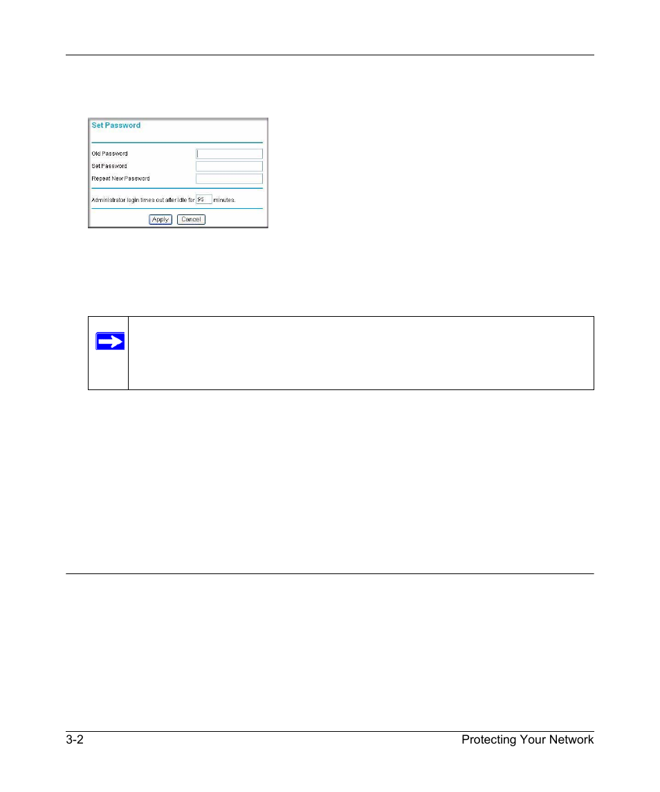 Changing the administrator login time-out, Configuring basic firewall services, Changing the administrator login time-out -2 | Configuring basic firewall services -2 | NETGEAR 54 Mbps Wireless ADSL Firewall DG834G User Manual | Page 48 / 176