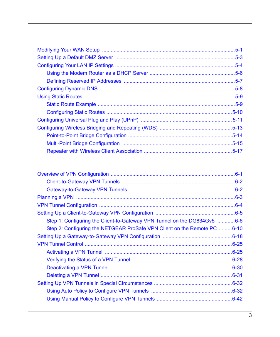 NETGEAR 54 Mbps Wireless ADSL Firewall DG834G User Manual | Page 9 / 176