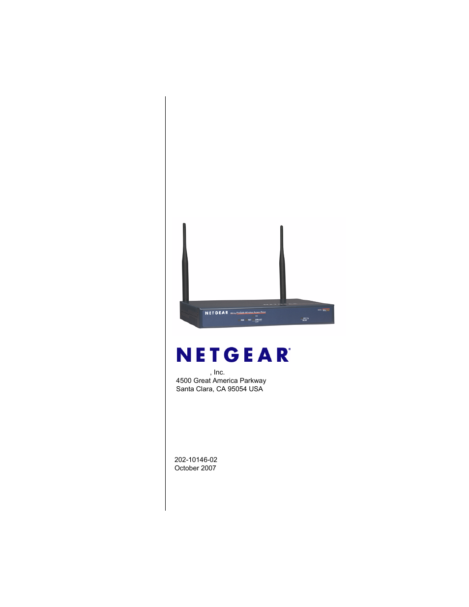 NETGEAR POINT WG302V2 User Manual | 8 pages