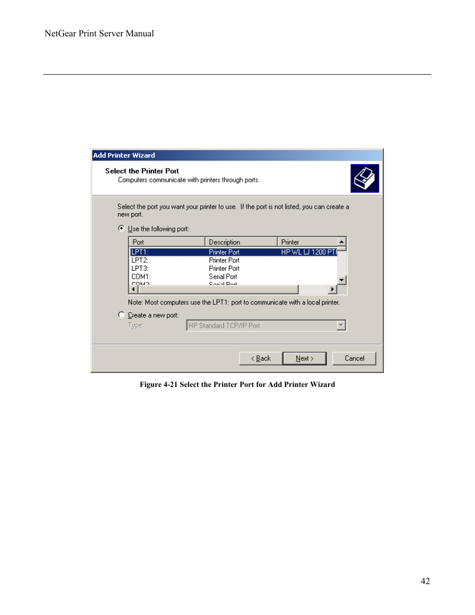 4add a printer to your system to print, Dd a printer to your system to print, 4 add a printer to your system to print | NETGEAR PS111W User Manual | Page 51 / 106