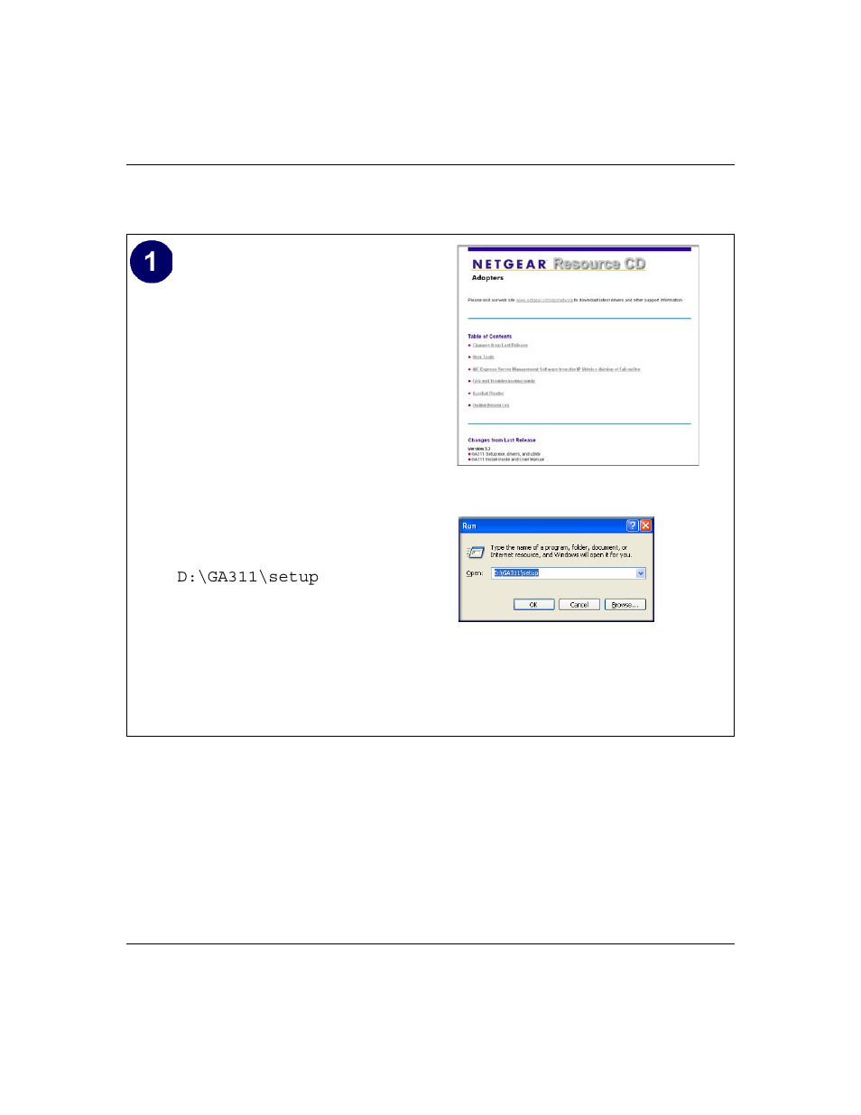 For windows xp, 2000, me, and 98se users, For windows xp, 2000, me, and 98se users -7 | NETGEAR GA311 User Manual | Page 19 / 52