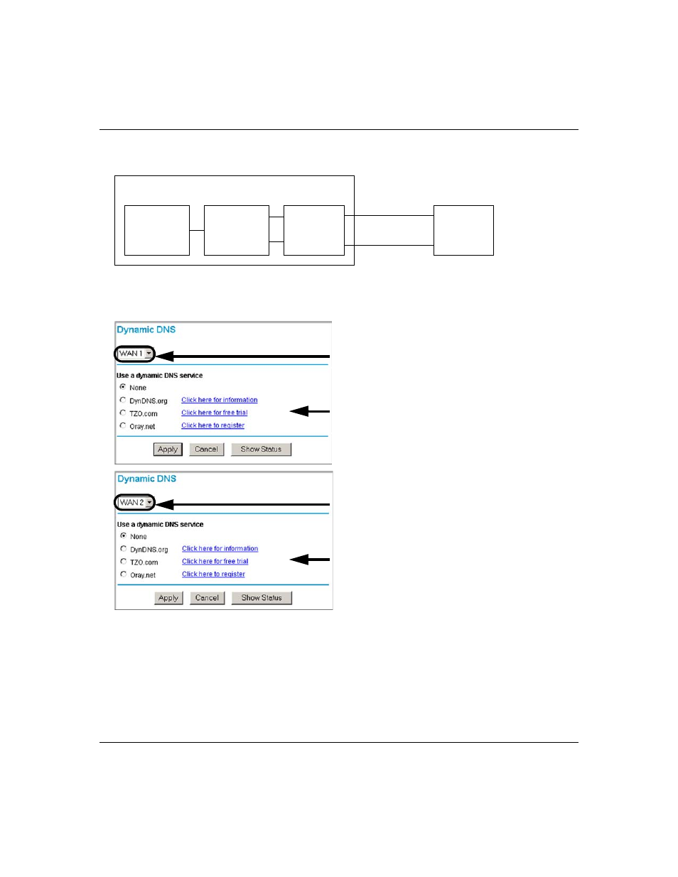 Figure 7-3 | NETGEAR ProSafe FVS124G User Manual | Page 116 / 238