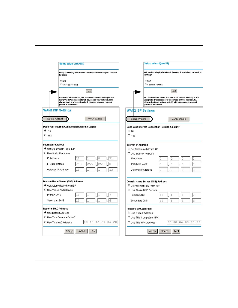 N shown in, Figure 4-3, Click the w | NETGEAR ProSafe FVS124G User Manual | Page 53 / 238