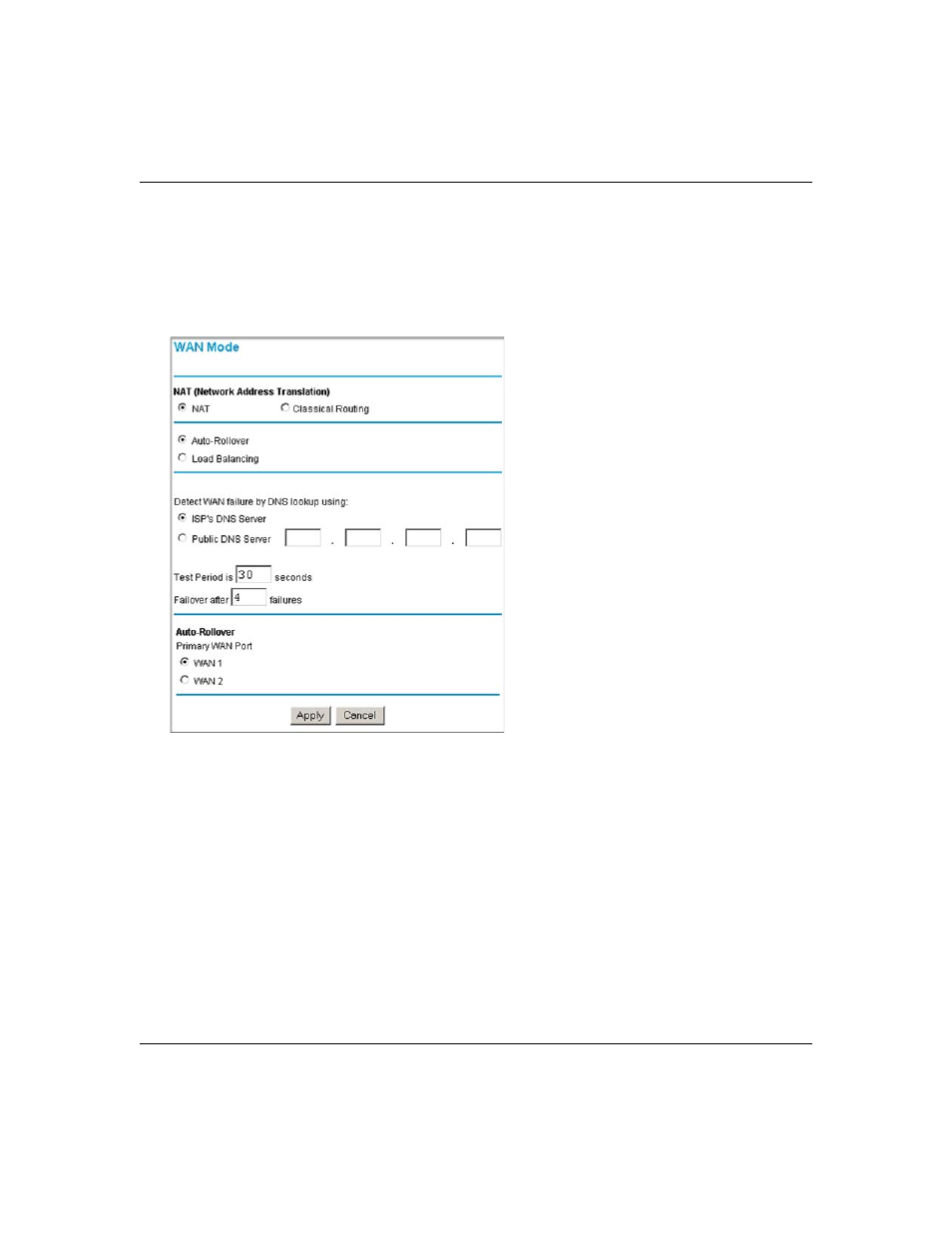 Rollover setup, Rollover setup -16 | NETGEAR ProSafe FVS124G User Manual | Page 60 / 238