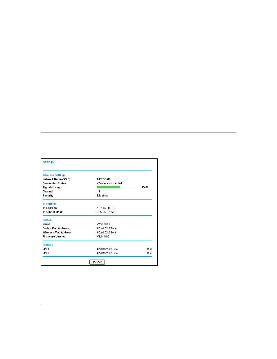 Chapter 4 management, Viewing general information, Chapter 4 | Management, Viewing general information -1 | NETGEAR WGPS606 User Manual | Page 27 / 66