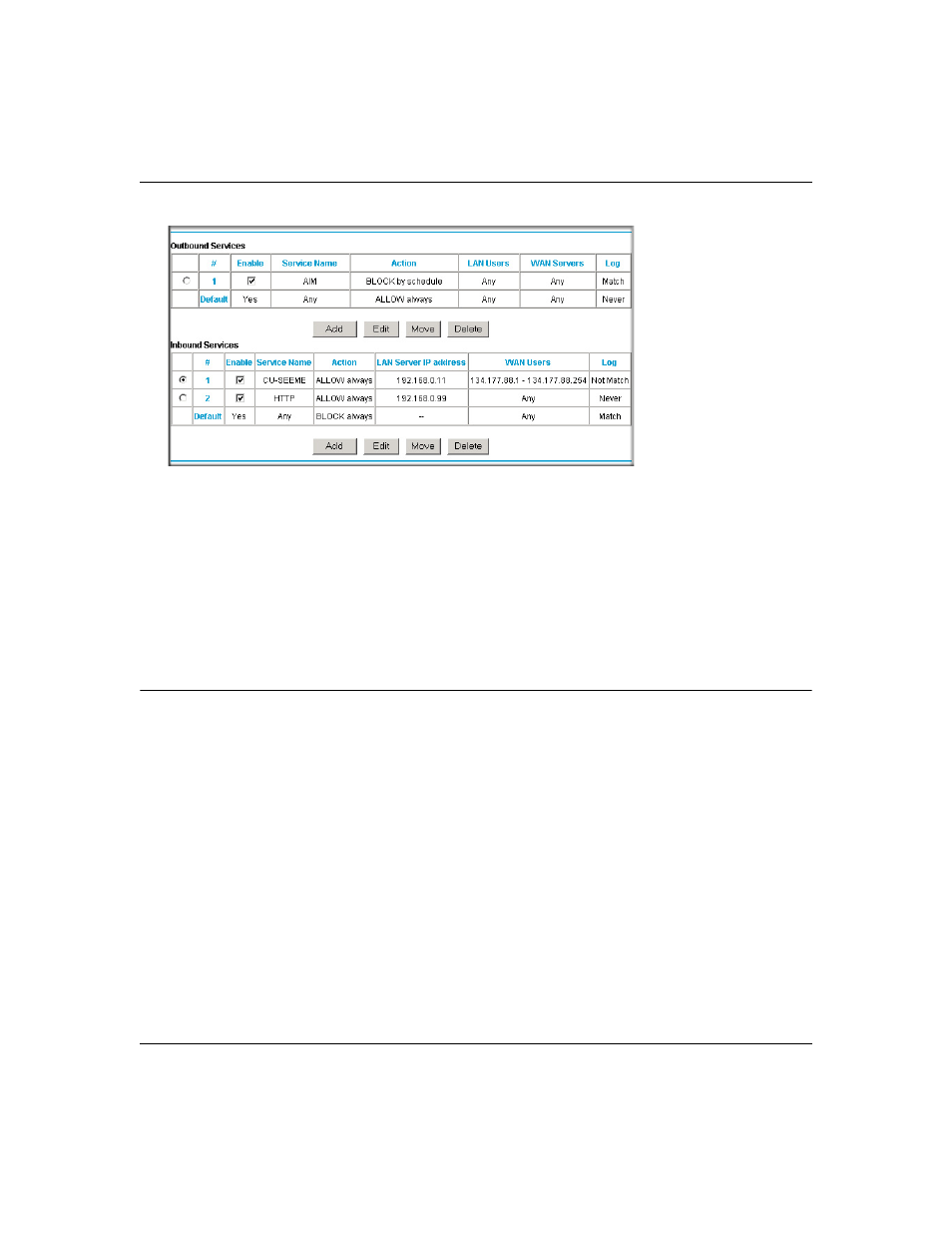 Services, Services -12 | NETGEAR DG834GT User Manual | Page 72 / 176