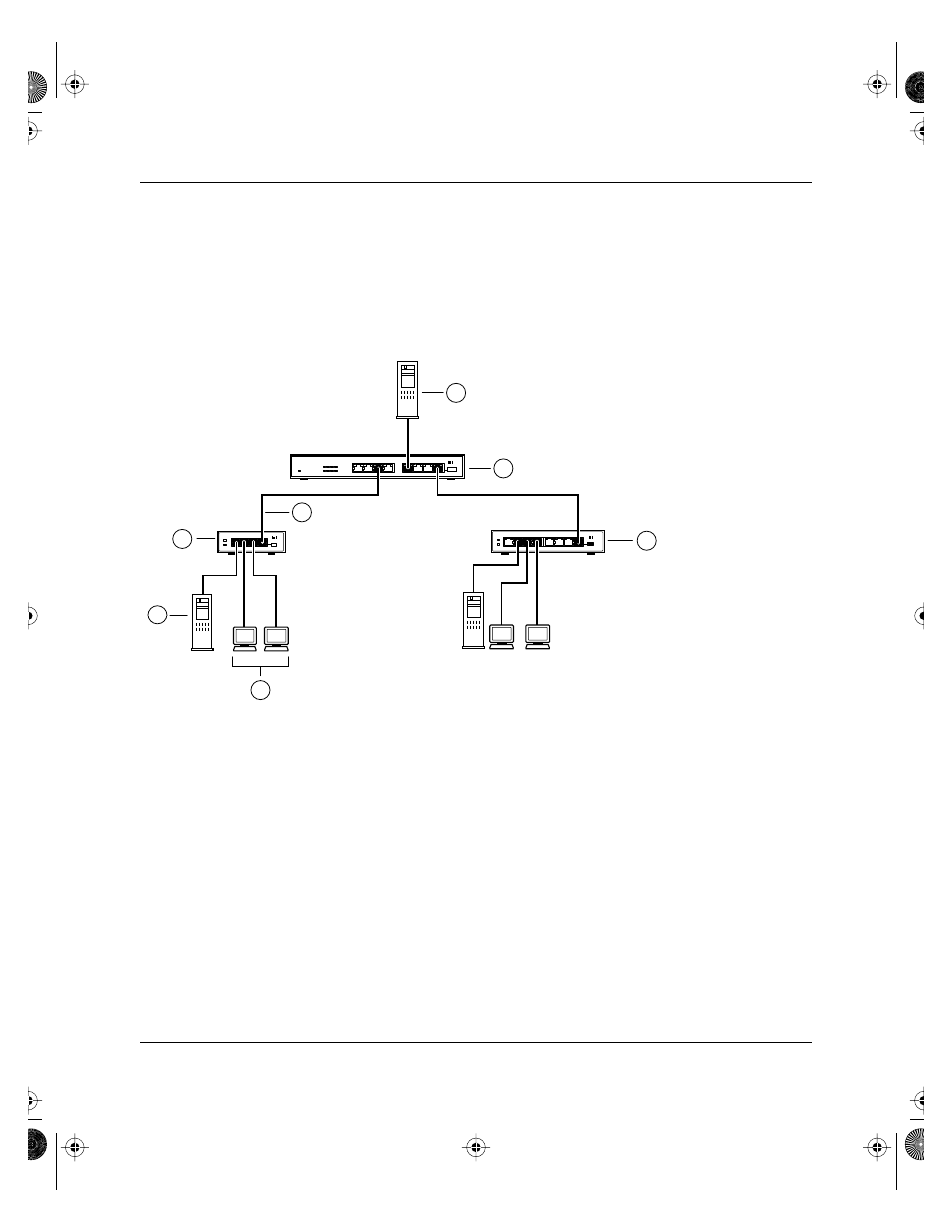 Segment switching, Segment switching -3, Figure 3-2 | Model sw108 switch used as a segment switch -3, Applications 3-3 | NETGEAR ETHERNET SWITCH SW108 User Manual | Page 19 / 40