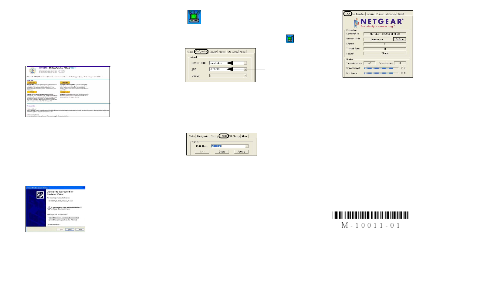 NETGEAR 54 Mbps Wireless PC Card 32 WG511 User Manual | Page 2 / 2