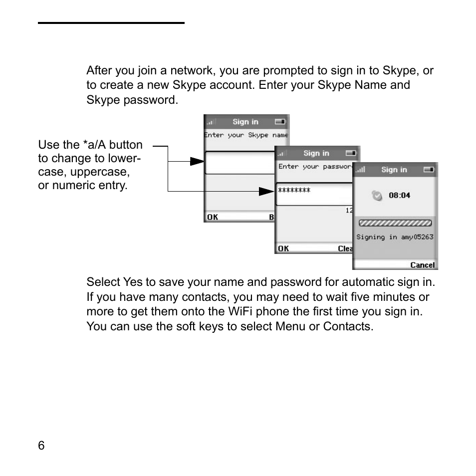 Sign in to skype | NETGEAR Skype SPH101 User Manual | Page 10 / 56