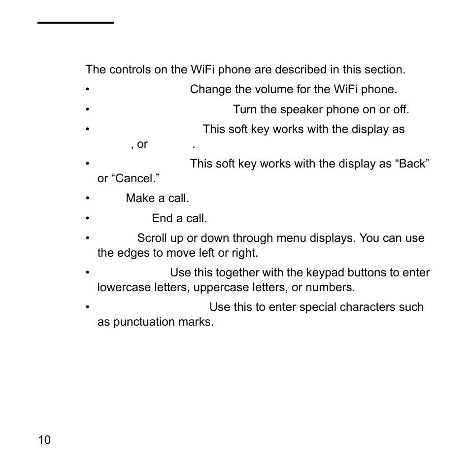 Controls | NETGEAR Skype SPH101 User Manual | Page 14 / 56