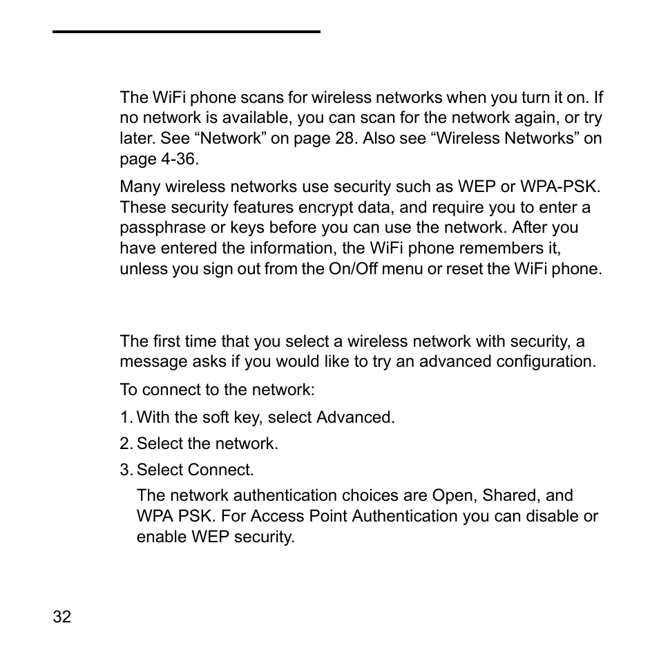 Connect to a network | NETGEAR Skype SPH101 User Manual | Page 36 / 56