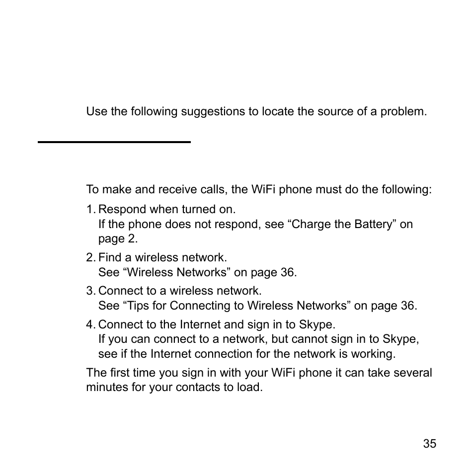 Troubleshooting, Find the problem | NETGEAR Skype SPH101 User Manual | Page 39 / 56