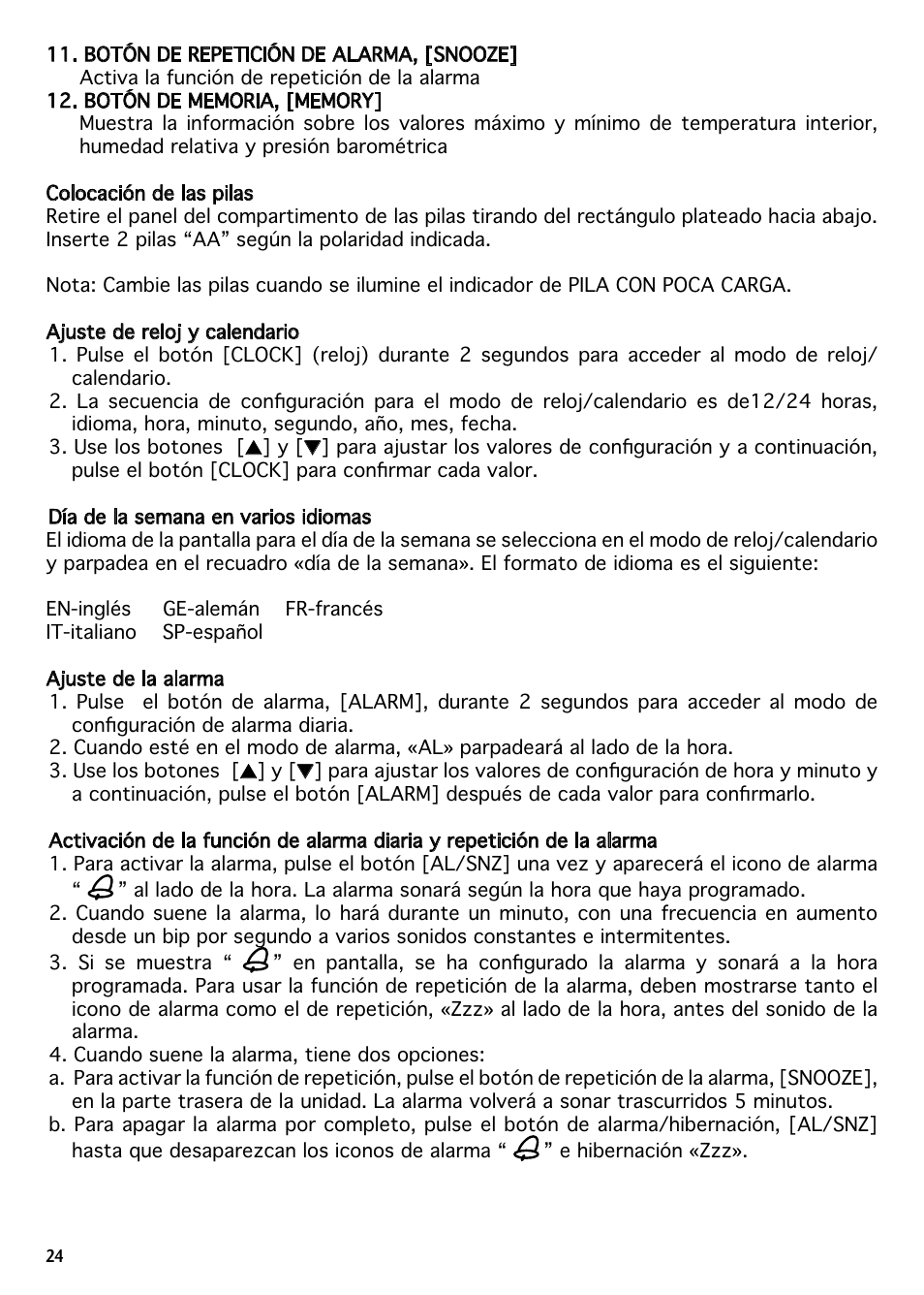 National Geographic IN102TOP User Manual | Page 24 / 50