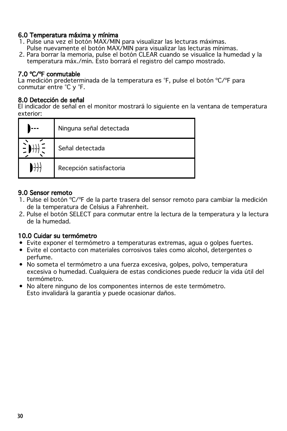 National Geographic 260NE User Manual | Page 30 / 66