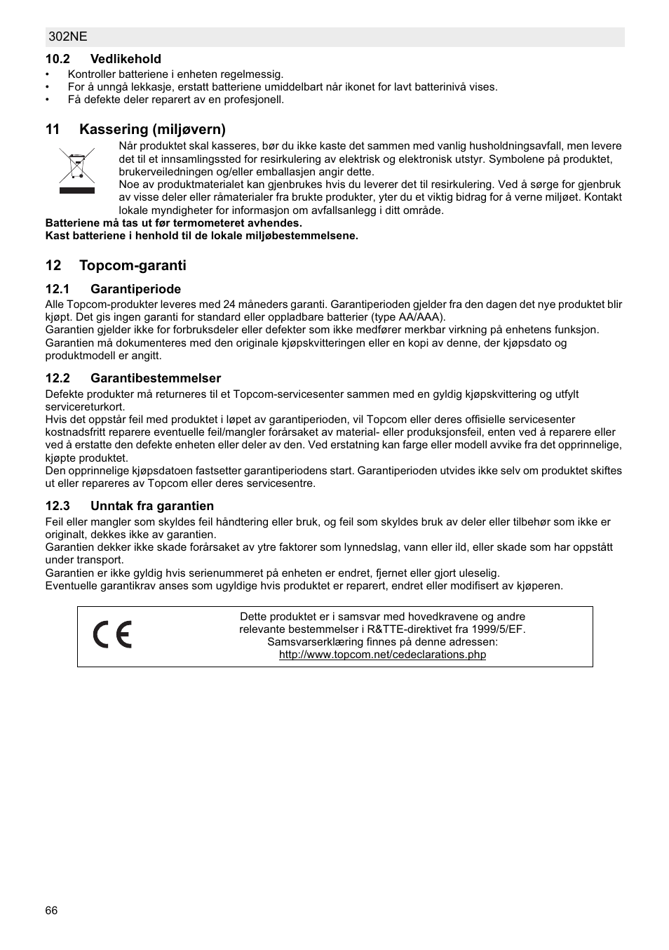 National Geographic Weather Forecast 302 NE User Manual | Page 66 / 128