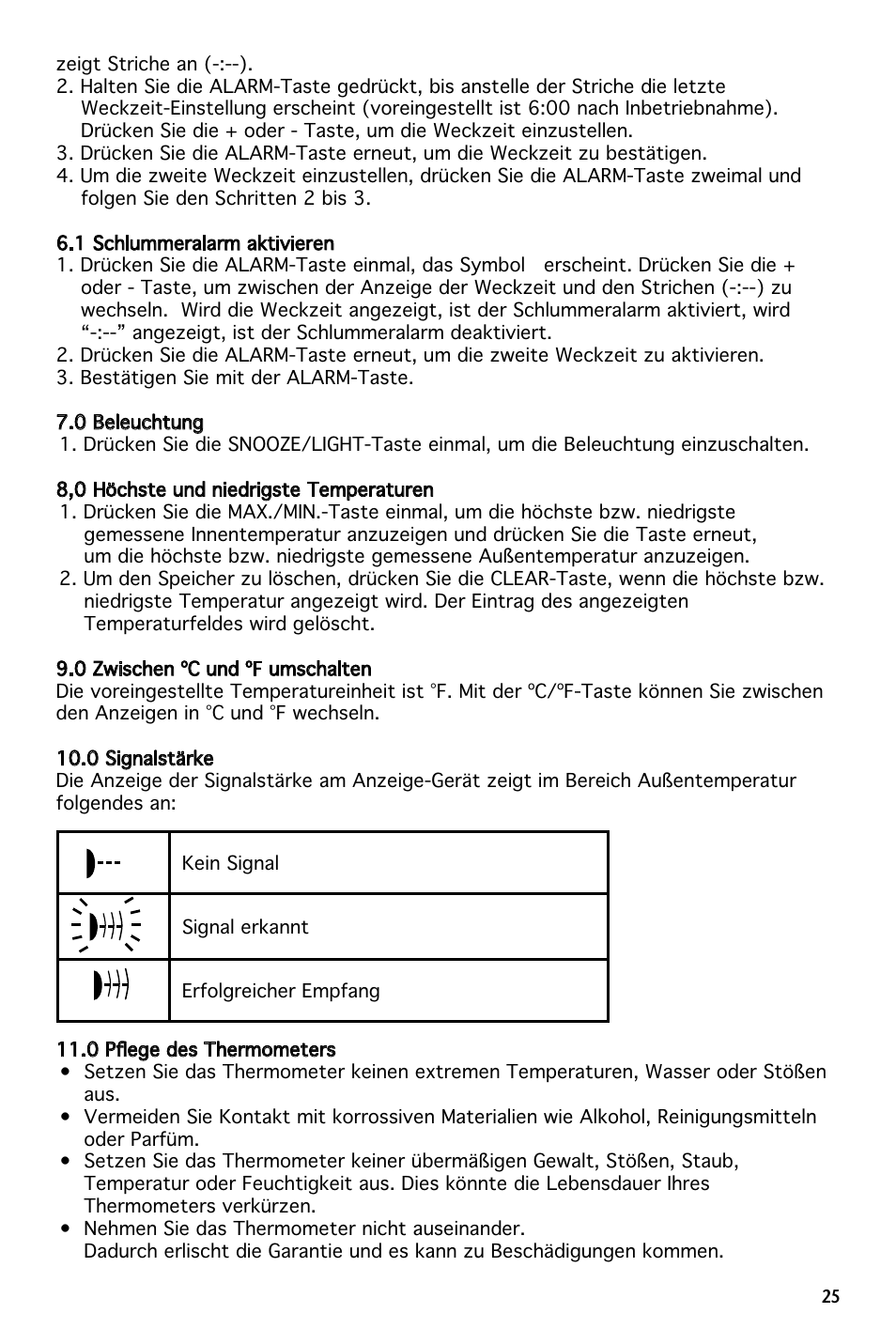 National Geographic 264NE User Manual | Page 25 / 64