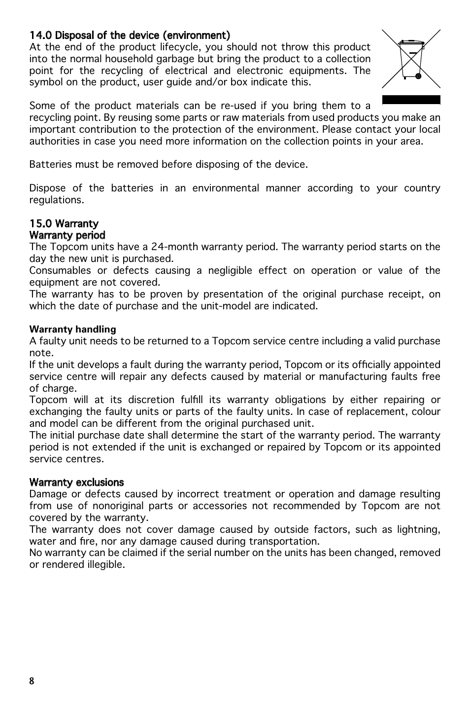 National Geographic 264NE User Manual | Page 8 / 64