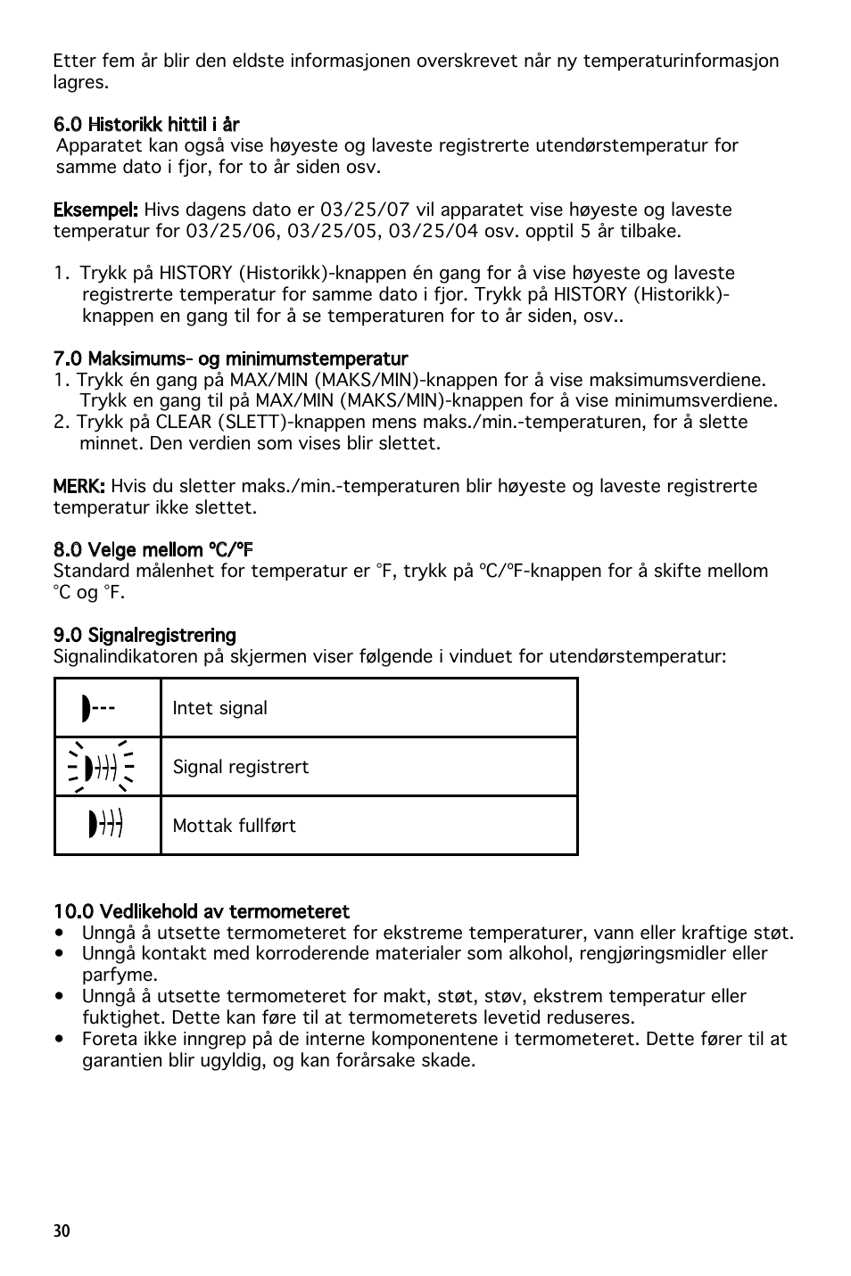 National Geographic 259NE User Manual | Page 30 / 54