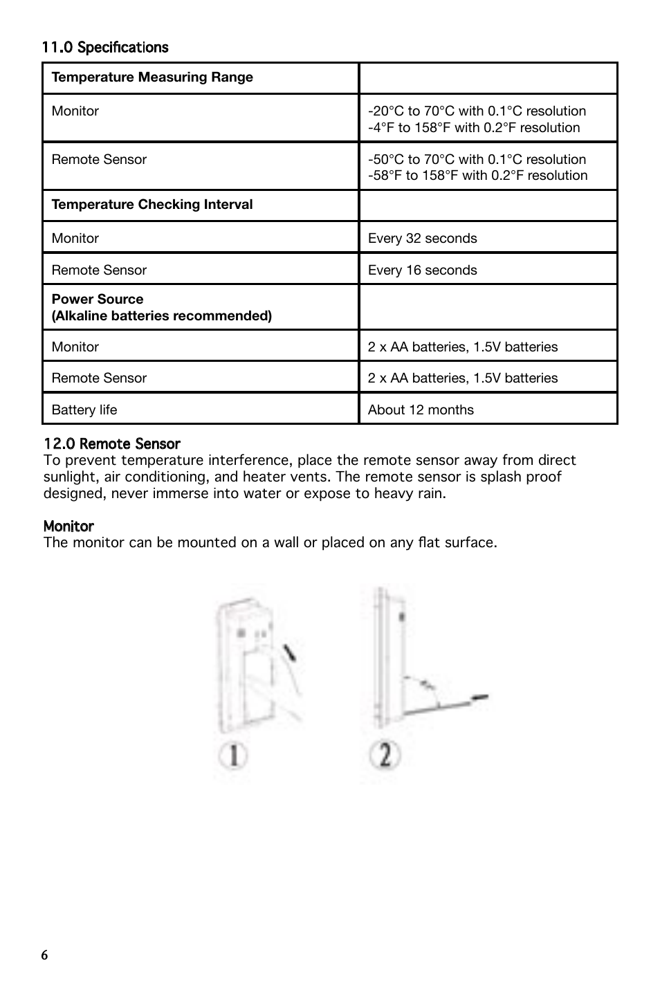 National Geographic 259NE User Manual | Page 6 / 54