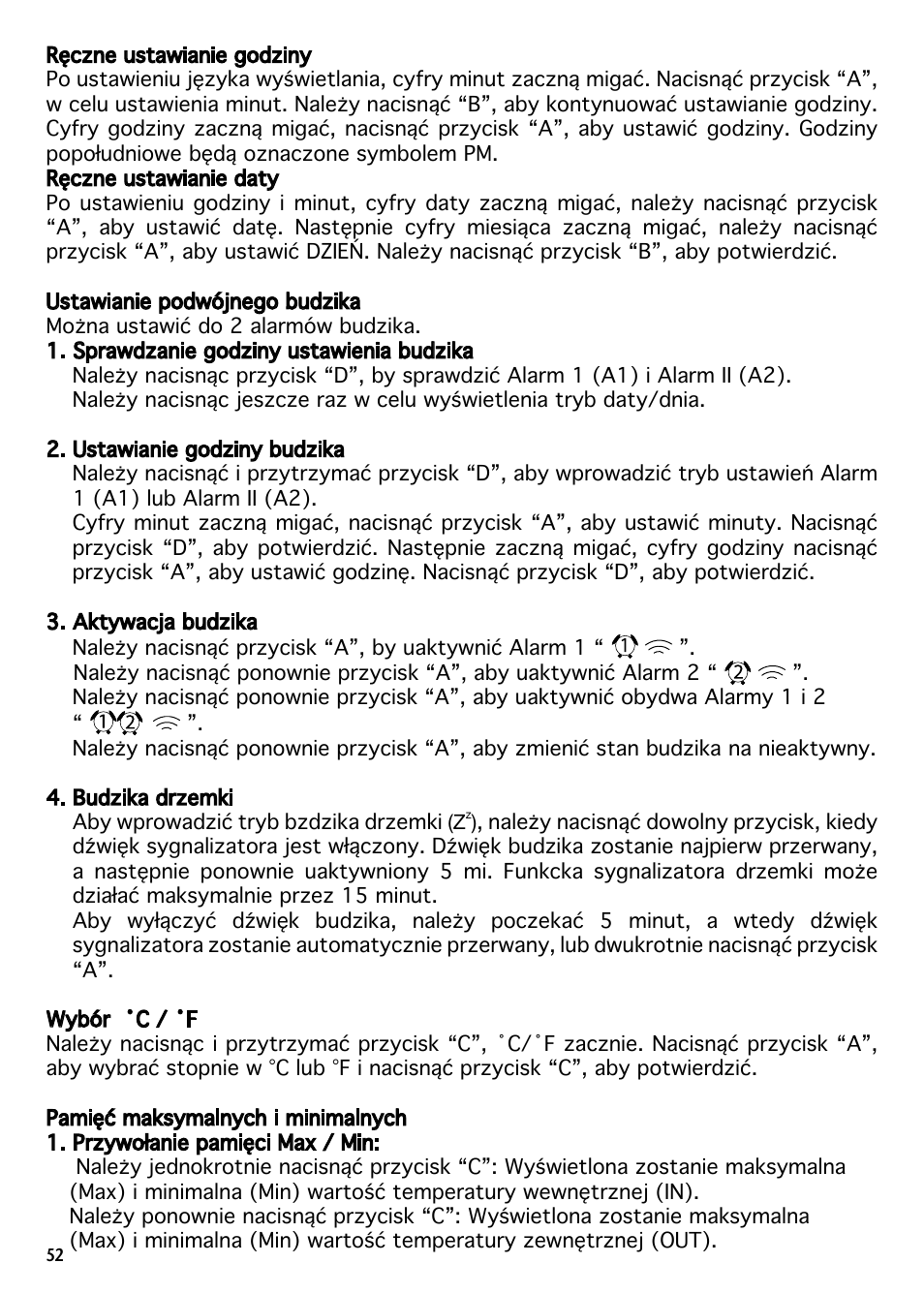 National Geographic IN103TOP User Manual | Page 52 / 58