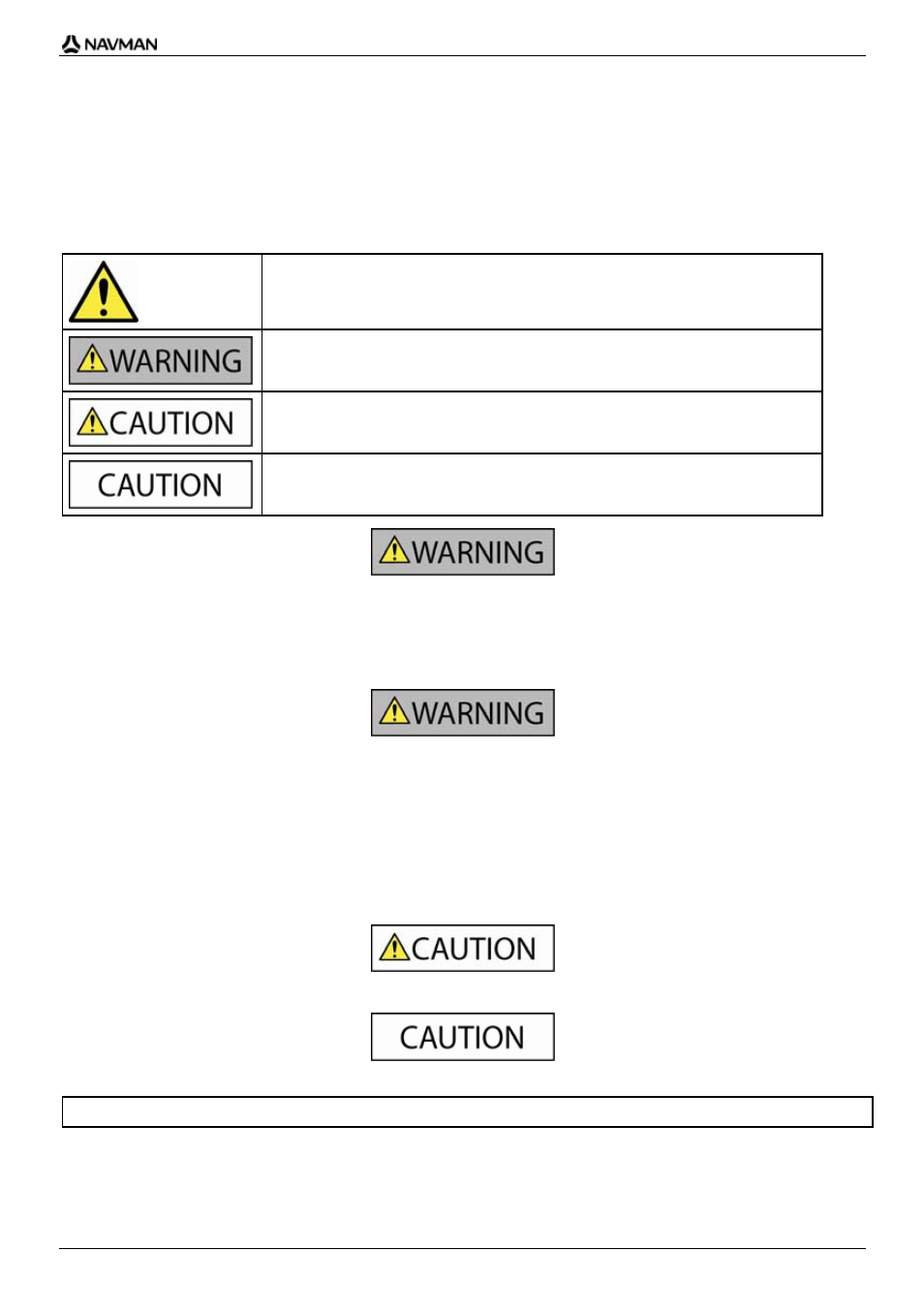 Important safety information | Navman B10 User Manual | Page 3 / 19