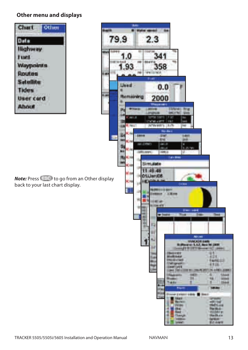 Navman 5505 User Manual | Page 13 / 68