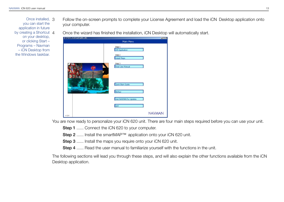 Navman iCN 620 User Manual | Page 13 / 106