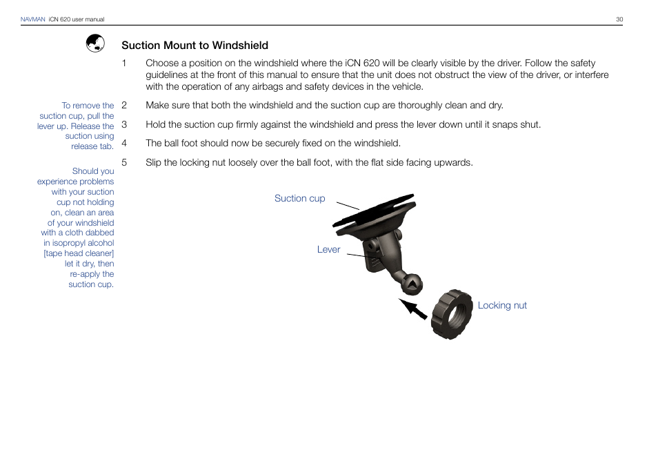 Navman iCN 620 User Manual | Page 30 / 106