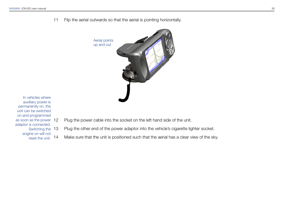 Navman iCN 620 User Manual | Page 35 / 106