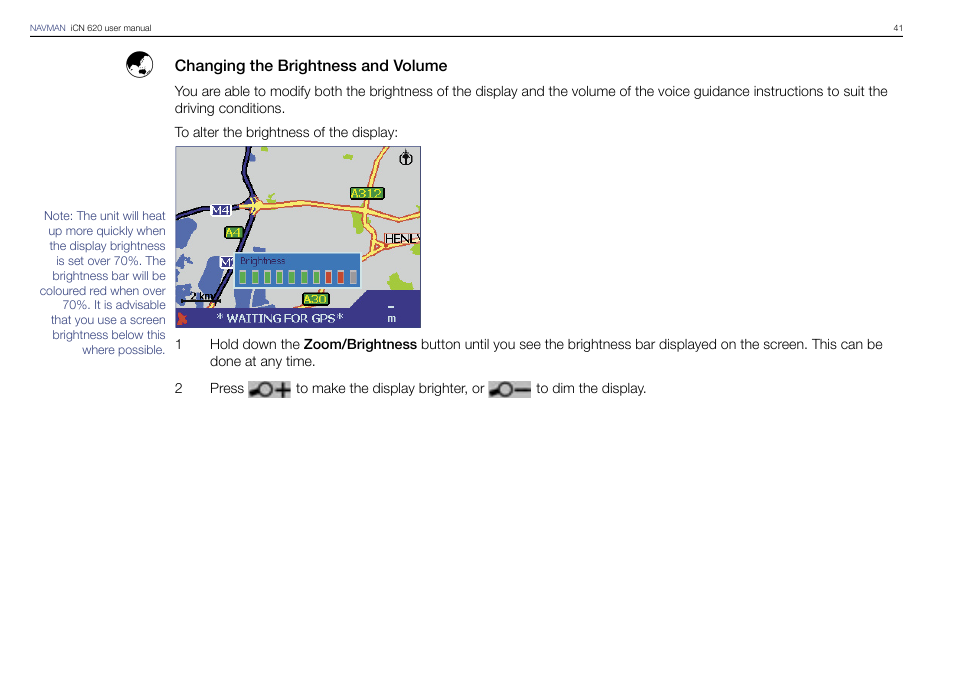 Navman iCN 620 User Manual | Page 41 / 106
