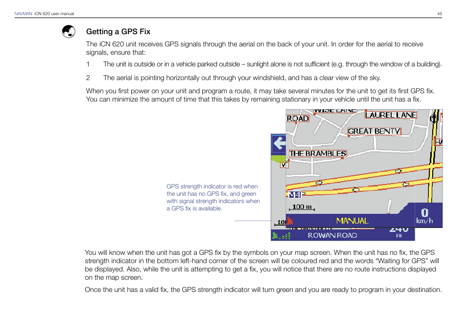 Navman iCN 620 User Manual | Page 45 / 106