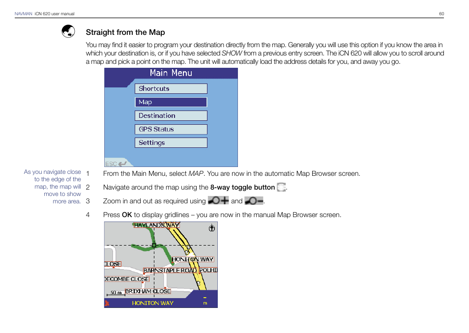 Navman iCN 620 User Manual | Page 60 / 106