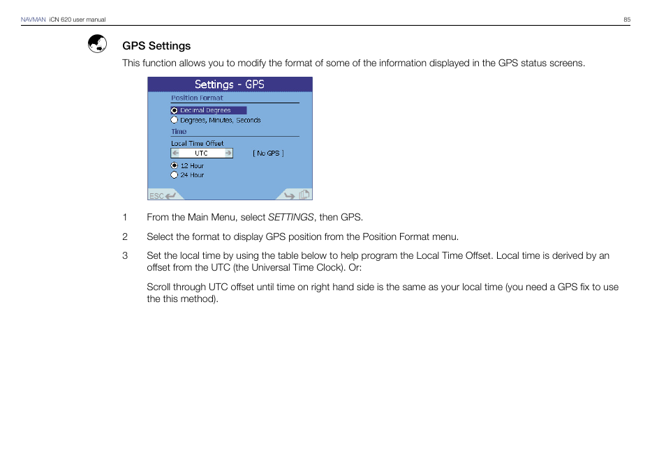 Navman iCN 620 User Manual | Page 85 / 106