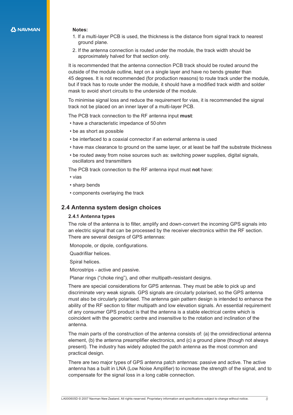 Navman JUPITER LA000605D User Manual | Page 11 / 26