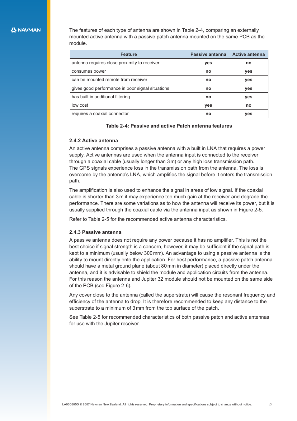 Navman JUPITER LA000605D User Manual | Page 12 / 26