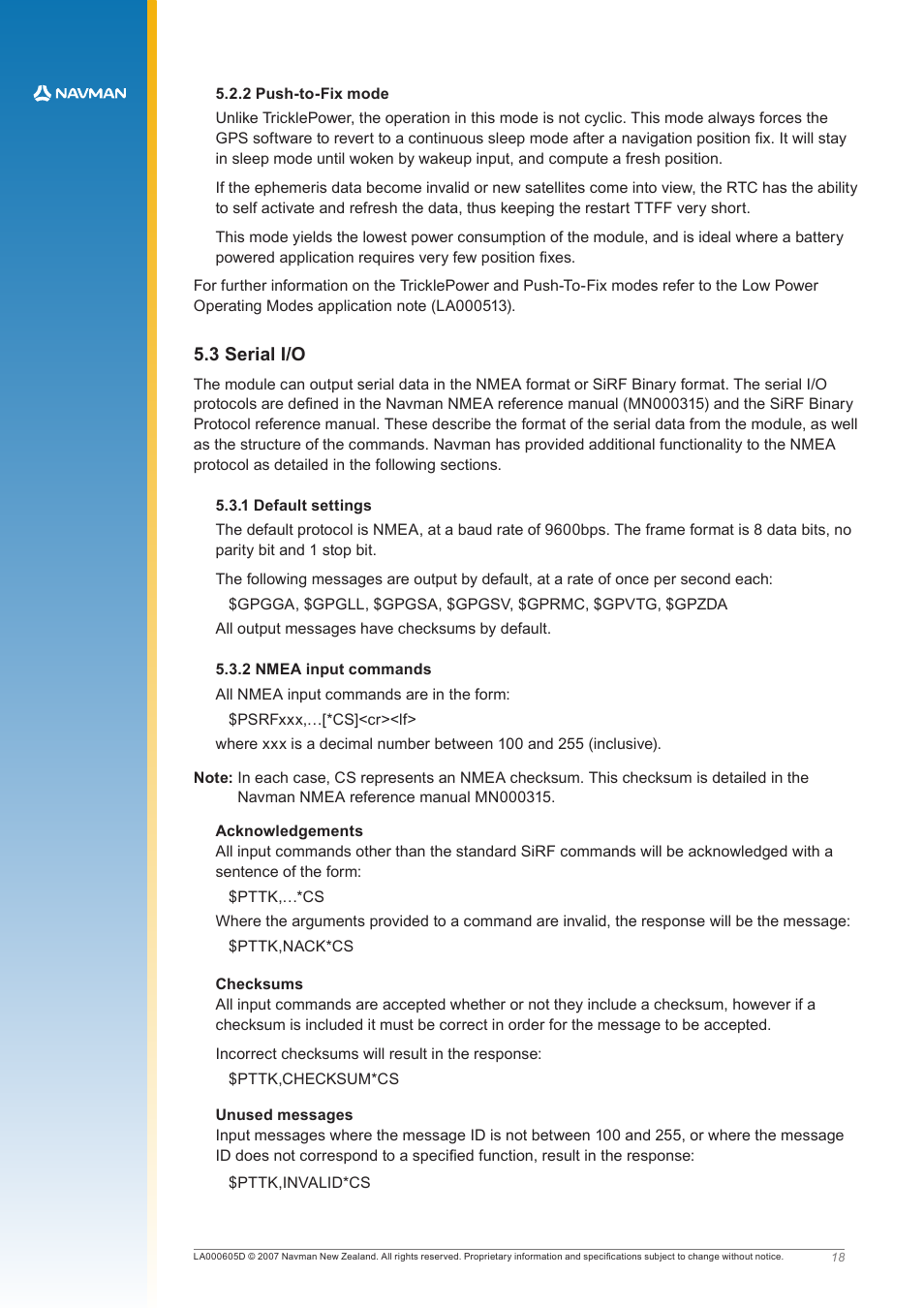 Navman JUPITER LA000605D User Manual | Page 21 / 26