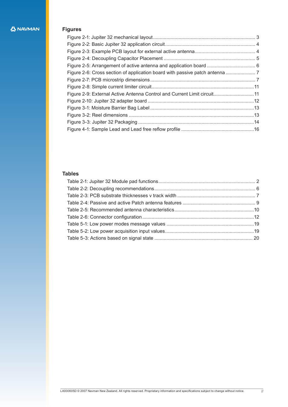 Navman JUPITER LA000605D User Manual | Page 3 / 26
