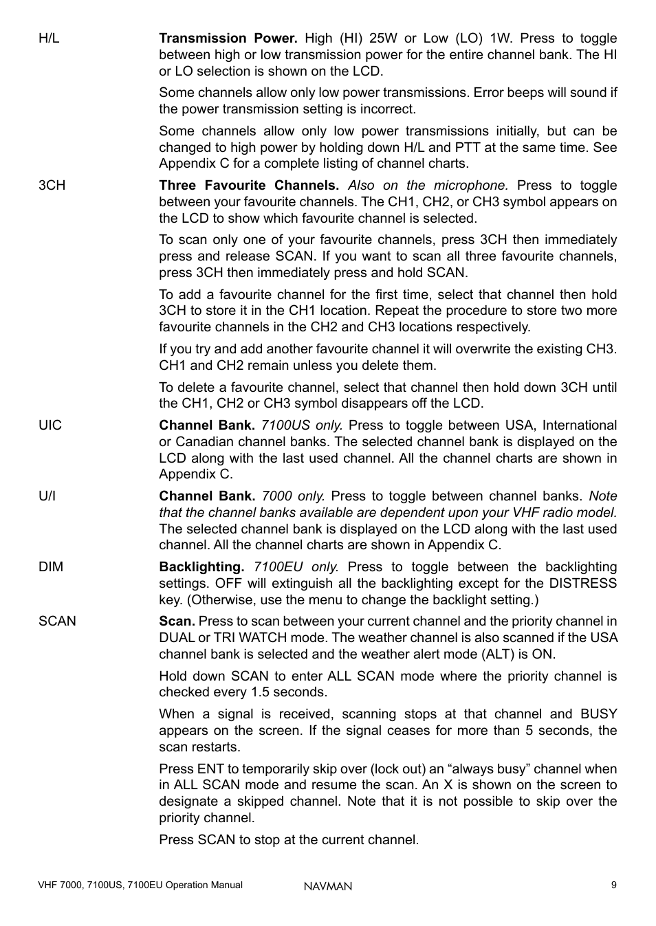 Navman 7000 User Manual | Page 9 / 52