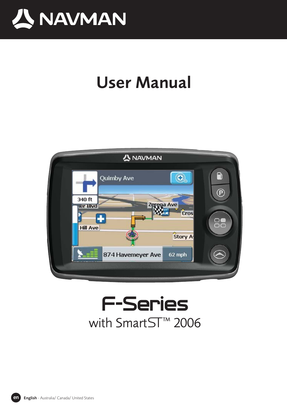 Navman F20 Europe User Manual | 24 pages