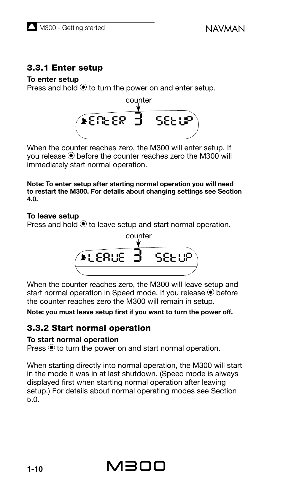 M300, Navman | Navman Sport Tool M300 User Manual | Page 10 / 26