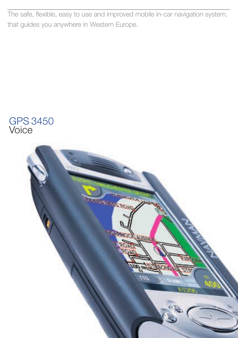 Navman GPS 3450 User Manual | 8 pages