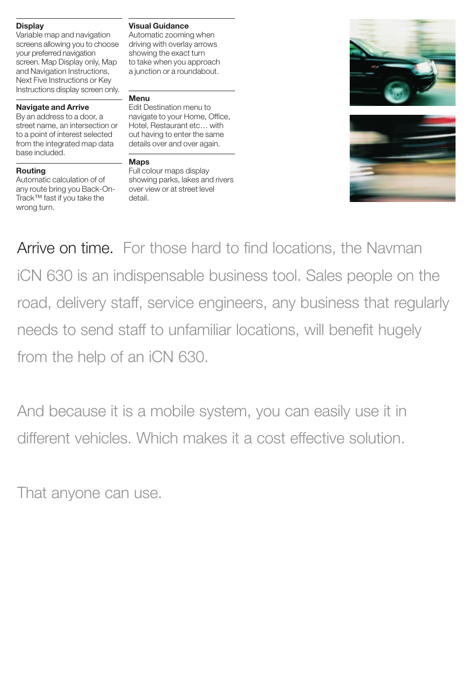 Navman iCN 630 User Manual | Page 5 / 8