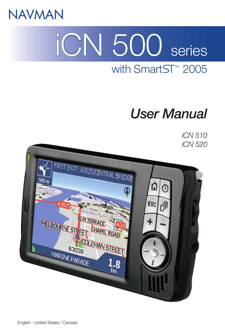 Navman iCN 520 User Manual | 92 pages