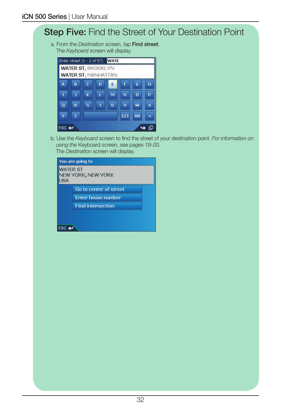 Navman iCN 520 User Manual | Page 32 / 92