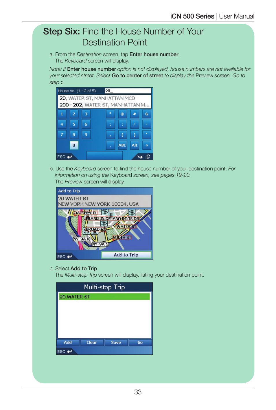 Navman iCN 520 User Manual | Page 33 / 92