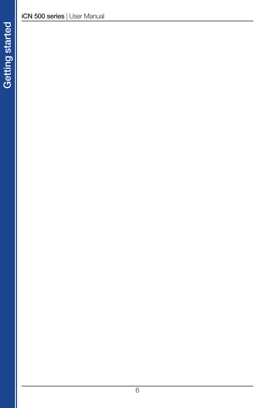 Navman iCN 500 series User Manual | Page 6 / 100