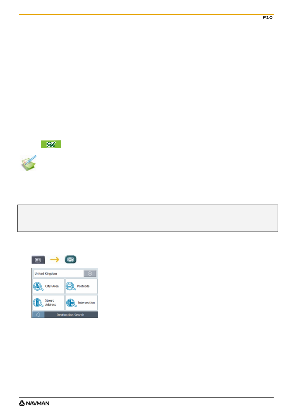 How do i search for an address, Case study: how do i search for an address | Navman F10 User Manual | Page 15 / 90