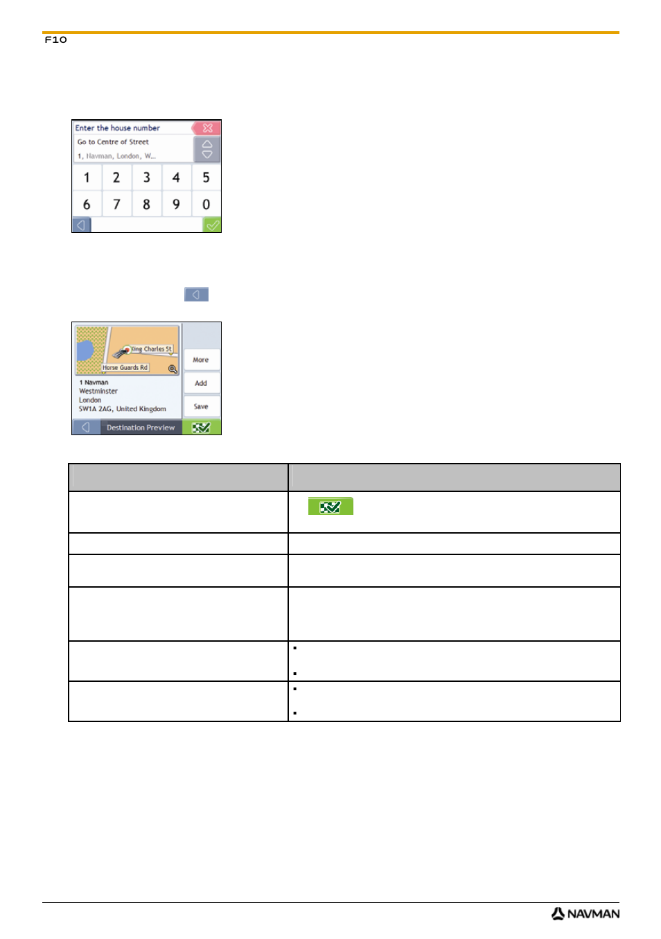 Navman F10 User Manual | Page 18 / 90