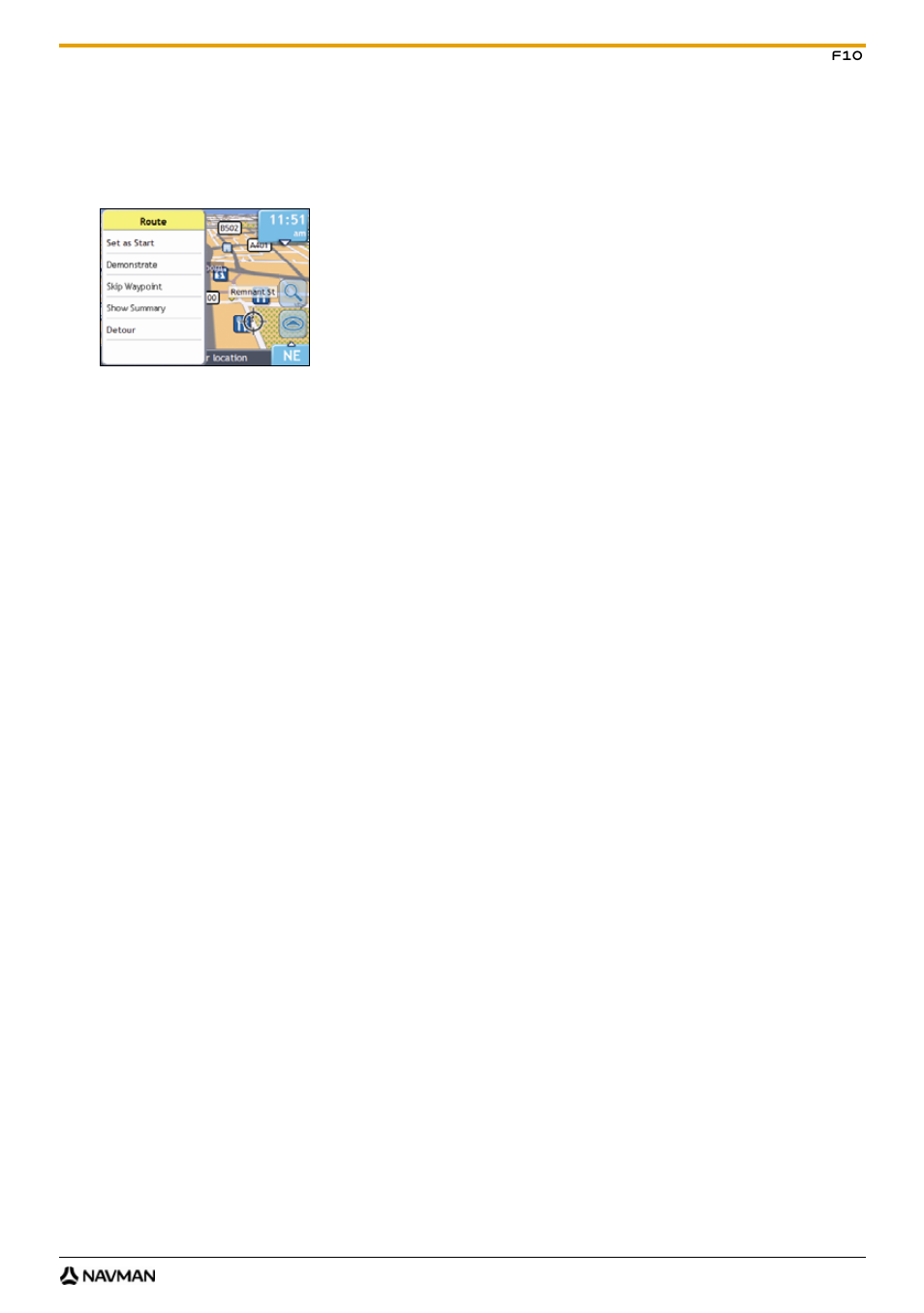 How do i skip a waypoint during a multi-stop trip | Navman F10 User Manual | Page 23 / 90
