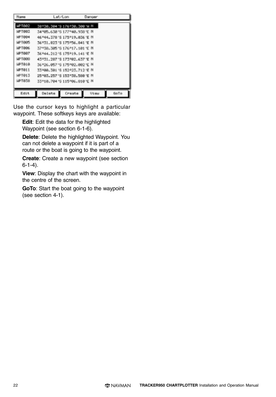 Navman TRACKER950 User Manual | Page 20 / 41